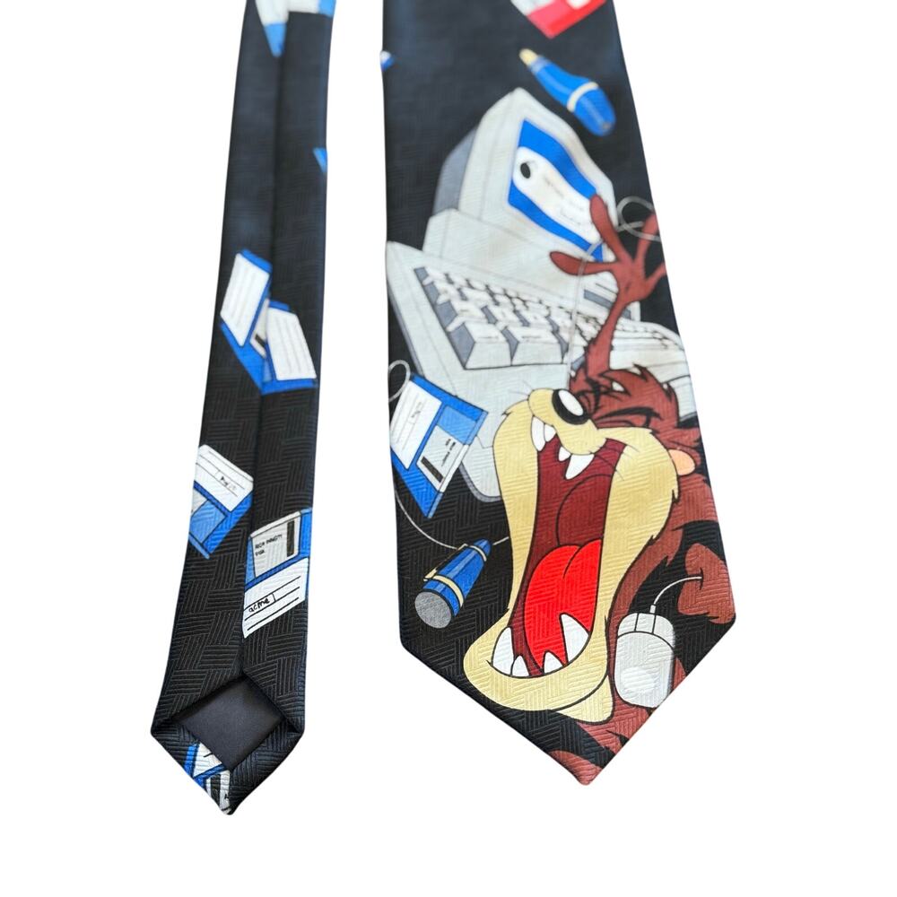 Looney Tunes vintage TAZ tie‎ 1997 Men’s classy event work Neck Tie